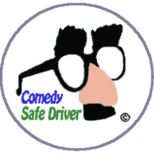 Comedy Safe Driver Logo image