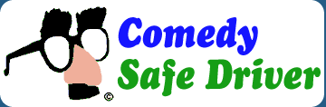 Comedy Safe Driver Logo